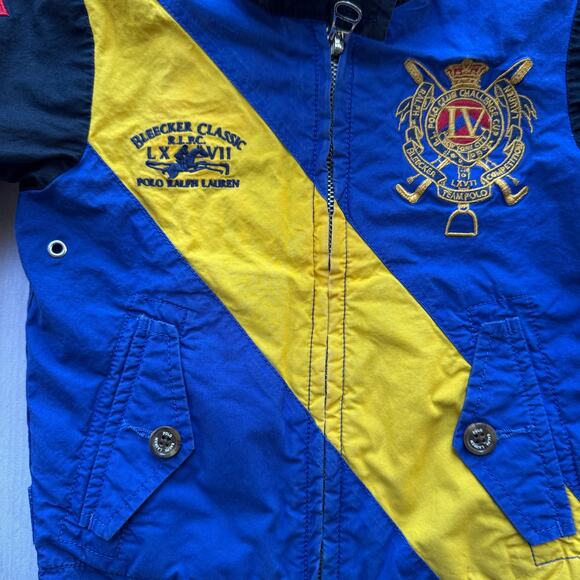Polo Ralph Lauren Boys Size 12M Reversible Jacket Bleecker Classic Challenge Cup - Picture 4 of 11